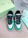 Off White- “Out of office” Sneaker in Green