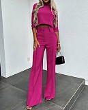 SUPER WHOLESALE| Flare Bottom Pants Set