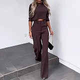 SUPER WHOLESALE| Flare Bottom Pants Set