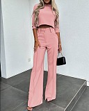 SUPER WHOLESALE| Flare Bottom Pants Set