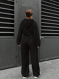 SUPER WHOLESALE|  Hoodie Tracking Suit in Solid Colour