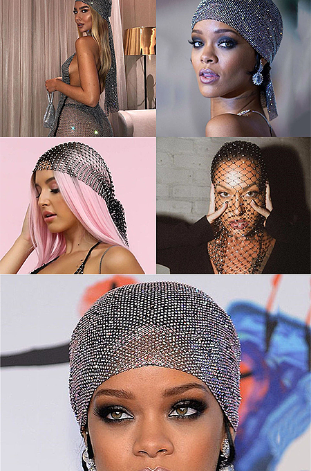 SUPER WHOLESALE| Rhinestone Headscarf