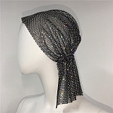 SUPER WHOLESALE| Rhinestone Headscarf ( Short)