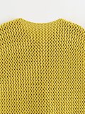 SUPER WHOLESALE| Knitted Vest with Big Buttons