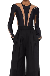 SUPER WHOLESALE|  Mugler Patchwork Bodysuit