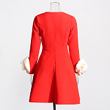 SUPER WHOLESALE| Big Rose Cuff  Dress