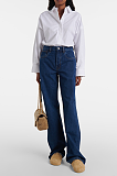 SUPER WHOLESALE| Horsebit Shearling-lined Suede Mules
