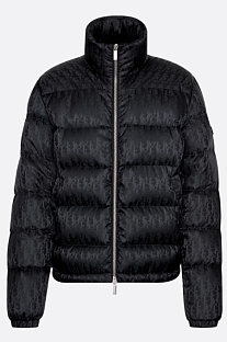 Top Quality Dior Oblique Down Jacket Black