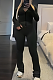 SUPER WHOLESALE | High  Stretchy Jogging Suit in Black