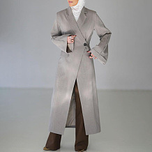 SUPER WHOLESALE | Side-Slit Single-Button Long Trench Coat