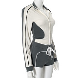 SUPER WHOLESALE | Two Tones Shorts Set