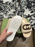 Gucci Furry Slide Khaki