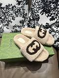 Gucci Furry Slide Khaki