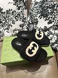 Gucci Furry Slide Black