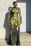 SUPER WHOLESALE | Printed Long Dress