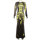 SUPER WHOLESALE | Printed Long Dress
