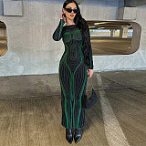 SUPER WHOLESALE | Printed Long Dress