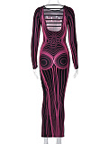 SUPER WHOLESALE | Printed Long Dress