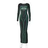 SUPER WHOLESALE | Printed Long Dress