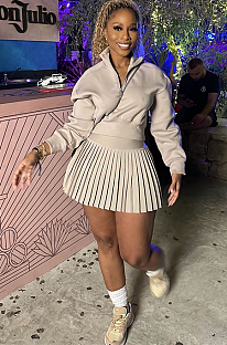 SUPER WHOLESALE | Pleated Skirt Set