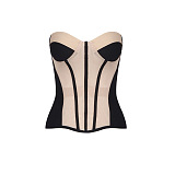 SUPER WHOLESALE | Strapless Long Dress Two-piece Set.
