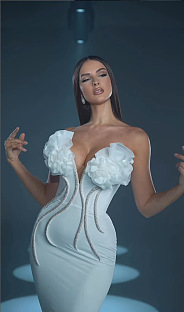SUPER WHOLESALE | Strapless Floral Long Dress