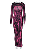 SUPER WHOLESALE | Printed Long Dress