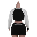 SUPER WHOLESALE | Skirt Set with Crop Sweater Top