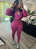 SUPER WHOLESALE | Legging Suit with Crop Drawstring Top