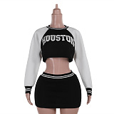 SUPER WHOLESALE | Skirt Set with Crop Sweater Top