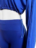 SUPER WHOLESALE | Legging Suit with Crop Drawstring Top