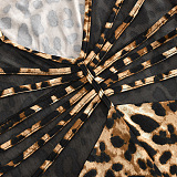 SUPER WHOLESALE | Sheer Mesh Patchwork Leopard Print Backless Jumpsuit