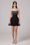 SUPER WHOLESALE | Melisande black embellished mini dress