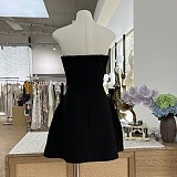 SUPER WHOLESALE | Melisande black embellished mini dress