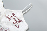 SUPER WHOLESALE | Lace Strappy Corset in White