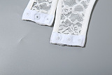 SUPER WHOLESALE | Lace Strappy Corset in White