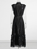 SUPER WHOLESALE | Hollow-out Off-Shoulder Long Dress