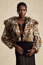 SUPER WHOLESALE | Lucie leopard-print faux-fur jacket