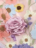 SUPER WHOLESALE | Floral Embroidered Strapless Slim-fit Dress