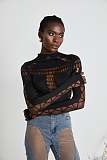 SUPER WHOLESALE |long-sleeved cut-out bodysuit