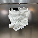 SUPER WHOLESALE |white floral off-shoulder top