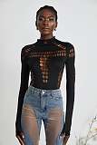 SUPER WHOLESALE |long-sleeved cut-out bodysuit