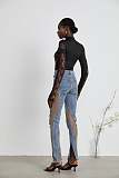 SUPER WHOLESALE |long-sleeved cut-out bodysuit
