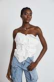 SUPER WHOLESALE |white floral off-shoulder top