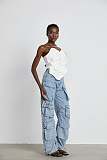 SUPER WHOLESALE |white floral off-shoulder top