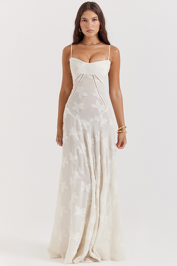 SUPER WHOLESALE | Floral Print Spaghetti Strap Maxi Dress