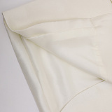 SUPER WHOLESALE | V-Neck Double-Breasted Belted Waist Blazer With Skirt