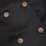 SUPER WHOLESALE | V-Neck Double-Breasted Belted Waist Blazer With Skirt