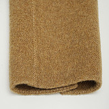 SUPER WHOLESALE | Scarf-Collar Patchwork Wool Blazer