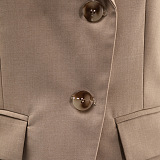 SUPER WHOLESALE | Contrast Color Patchwork Blazer